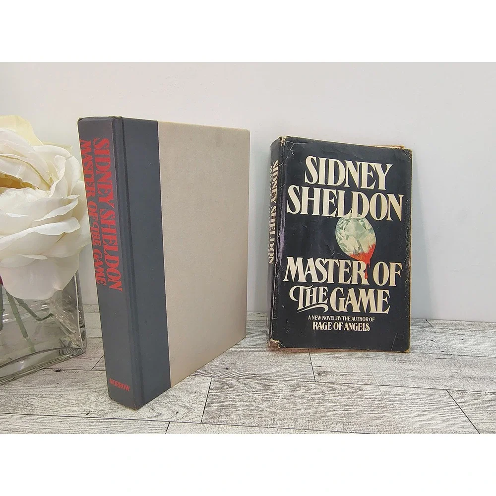 Master Of‎ The Game 1982 Sidney Sheldon Hardcover Dust Jacket Vintage Novel BCE